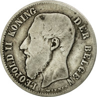 Monnaie, Belgique, Leopold II, 50 Centimes, 1898, TB+, Argent, KM:27 - 50 Cents