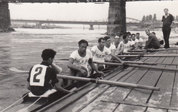 Rowing Club HVK Split Croatia Real Photo Postcard 40s - Rowing