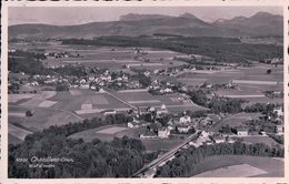 Châtillens Et Oron Vus D'avion, Chemin De Fer Et Gare (10501) - Oron