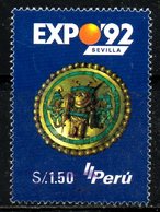 PEROU. N°1083 Oblitéré De 1996. Expo'92. - 1992 – Siviglia (Spagna)