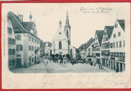 CPA: Allemagne - Gruss Aus Rottenburg - Partie Am Marktplatz - Rottenburg