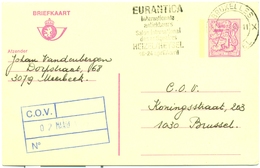 Briefkaart Nr. 191 N - Eurantica Internat. Antiekbeurs - Salon Intern. Des Antiquaires Heizel/Heysel 16-24 April/avril - Flammes