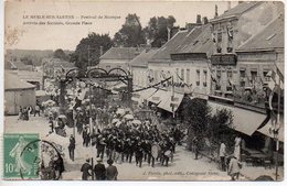 Le Mesle (Mêle) Sur Sarthe : Festival De Musique - Arrivée Des Sociétés, Grande Place - Le Mêle-sur-Sarthe