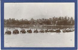 CPA éléphant Inde India Asie Carte Photo RPPC - Elefantes