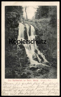 ALTE POSTKARTE DER SPLITTERFALL IM THÜRINGER WALD OBERER TEIL TAMBACH-DIETHARZ WASSERFALL Cascade Ansichtskarte Postcard - Tambach-Dietharz