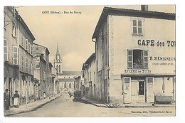 ANSE  (cpa 69)  Rue Du Bourg  - Epicerie Des Tours, B.Démigneux, Vignes Américaines  - L 1 - Anse