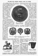 MALADIE DES ANCIENS OBJETS D'ART EN PLOMB  1913 - Tins
