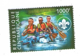 Central Africa 2015 - 1 Stamp, MNH - Rafting