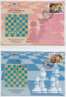 Yugo-Slavia  Chess Ajedrez 6x Different FDC - Autres & Non Classés