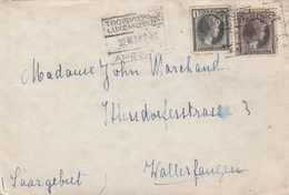 Luxembourg Ambulant Trois Vierges-Luxembourg Sur Lettre Pour L'Allemagne 1931 - Covers & Documents