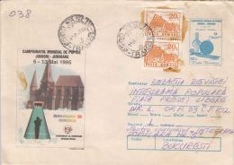 73428- JUNIORS WORLD CHAMPIONSHIPS, BOWLS, COVER STATIONERY, 1995, ROMANIA - Pétanque