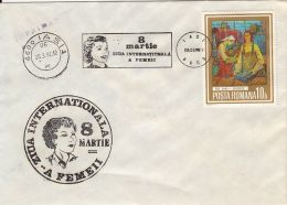 73466- INTERNATIONAL WOMEN'S DAY, SPECIAL COVER, PAINTING STAMP, 1982, ROMANIA - Cartas & Documentos