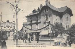 25-BESANCON-LES FÊTESDES 14 15 ET 16 AOUT 1909, LES DECORATIONS DU QUARTIER DE LA GARE - Besancon