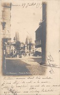 25-BESANCON- CARTE-PHOTO- PLACE DU MARCHE - Besancon