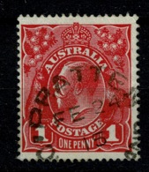 Ref 1232 - 1915 Australia 1d KGV Stamp - Scarce Cancel Postmark - Pratten Queensland - Postmark Collection