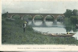 N°2238 A -cpa Environs De Meaux -pont Du Chemin De Fer à Isles Les Villenoy- - Ouvrages D'Art