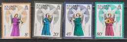 SOLOMON ISLANDS Scott # 427-30 MNH - Angels - Christmas 1980 - Iles Salomon (...-1978)