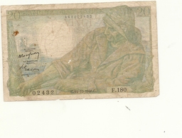 FRANCE BILLET DE 20 FRANCS - 20 F 1942-1950 ''Pêcheur''