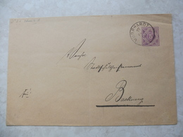 Ganzsachen Deutche  / Entier Postal Allemagne 1890 Enveloppe Murrhardt Ausgelöscht - Autres & Non Classés