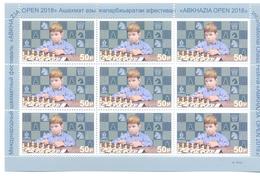 2018. Abkhazia, International Chess Festival "Abkhazia 2018", Sheetlet Perforated, Mint/** - Ungebraucht