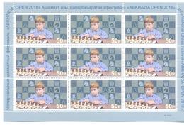 2018. Abkhazia, International Chess Festival "Abkhazia 2018", Sheetlet Perforated, Mint/** - Unused Stamps