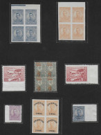 BULGARIE - SPECTACULAIRES VARIETES DE DENTELURES OU DE SURCHARGES - ** MNH Sous POCHETTES HAWID - Plaatfouten En Curiosa