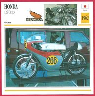 Honda 125 GR 93. Moto De Course. Japon. 1962. Premier Service Pour Les Clients. - Sport