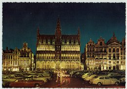 Belgien, Brüssel, Markt & Königshaus Bei Nacht - Bruxelles La Nuit