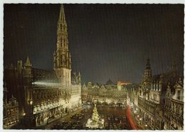 Belgien, Brüssel, Grosser Markt Bei Nacht - Brüssel Bei Nacht