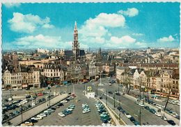 Belgien, Brüssel, Panorama Und Rathausturm - Mehransichten, Panoramakarten