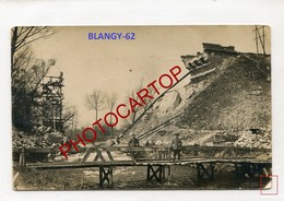 Saint Laurent BLANGY-Pont Detruit-CARTE PHOTO Allemande-Guerre 14-18-1WK-France-62-Militaria- - Saint Laurent Blangy