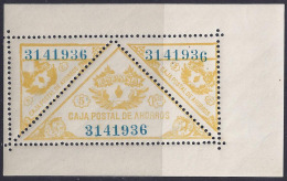 ESPAÑA 1933 - Galvez #15 (Sin Corona - ¡Rara!) - MNH ** - Postage-Revenue Stamps