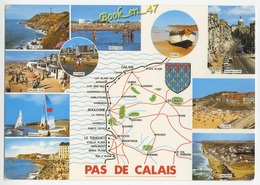 {79782} Côte D' Opale , Carte Multivues ; Stella Plage , Merlimont Plage , Boulogne Sur Mer , Berck Sur Mer , Wissant - Cartes Géographiques