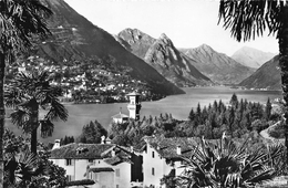 Lugano Paradiso E Sfondo Di Porlezza - Non Circulé - Paradiso