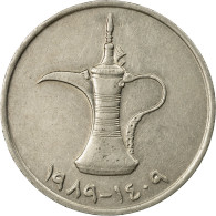 Monnaie, United Arab Emirates, Dirham, 1989/AH1409, British Royal Mint, TTB - Ver. Arab. Emirate