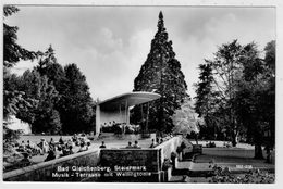 C. P.  PICCOLA    BAD  GLEICHENBERG  ,STEIERMARK  MUSIK  TERRASSE MIT  WELLINGTONIA     2  SCAN     (  VIAGGIATA) - Bad Gleichenberg