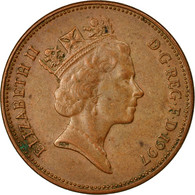 Monnaie, Grande-Bretagne, Elizabeth II, 2 Pence, 1997, TB+, Copper Plated Steel - 2 Pence & 2 New Pence