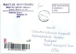 B2455 Hungary Philately Postal History Tax Percue Registered - Covers & Documents