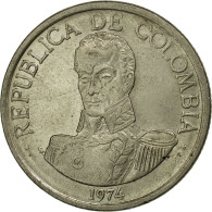 Monnaie, Colombie, Peso, 1974, TB+, Copper-nickel, KM:258.1 - Colombia