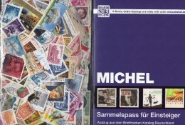 With 250 Stamps Sammelspaß Für Einsteiger 2014 New 60€ Motivation Briefmarken Sammeln Junior-Wissen Catalogue Of Germany - Duitsland