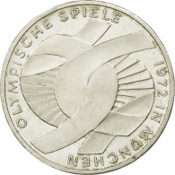 Monnaie, République Fédérale Allemande, 10 Mark, 1972, Hambourg, SUP, Argent - Autres & Non Classés