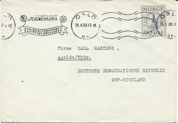 LETTRE 1960 POUR LA DDR - Briefe U. Dokumente