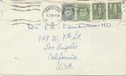 LETTRE 1968 POUR LES USA AVEC 4 TIMBRES - Lettres & Documents