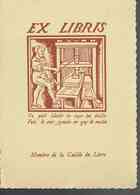 EX-LIBRIS. Menbre De La Guilde Du Livre.   Vers 1930/35 - Exlibris