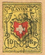 1850 RAYON II TIMBRE OBLITERE C/.S.B.K. Nr:16II. Y&TELLIER Nr:15. MICHEL Nr:8II. - 1843-1852 Federal & Cantonal Stamps