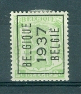 BELGIE - OBP Nr PRE 319 A - "BELGIQUE 1937 BELGIE" - Klein Staatswapen - Préo/Precancels -  (*) - Sobreimpresos 1936-51 (Sello Pequeno)
