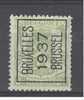 BELGIE - OBP Nr PRE 321 A  - "BRUSSEL 1937" - Typo - Klein Staatswapen - Préo/Precancels - (*) - Sobreimpresos 1936-51 (Sello Pequeno)