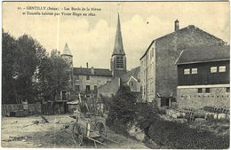 Carte Postale Ancienne De GENTILLY- Les Bords De La Bièvre Et Tourelle Habitée Par Victor HUGO - Gentilly