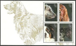 IRELAND 2016 DOGS PETS IRISH WOLFHOUND RED SETTER SHEEPDOG KERRY BLUE SHEET MNH - Unused Stamps