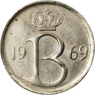Monnaie, Belgique, 25 Centimes, 1969, Bruxelles, TTB, Copper-nickel, KM:153.1 - 25 Cents